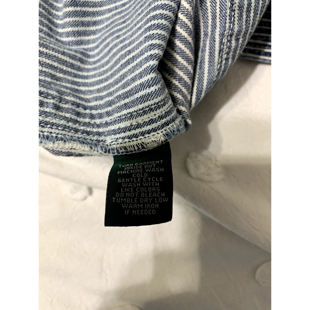 Lauren Jeans Co. Women's shorts Size 12 Striped Nautical Lauren Vacation Resort - Picture 9 of 10